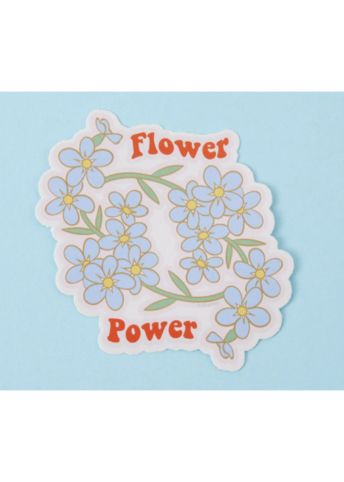 Punky Pins Flower Power Vinyl Sticker