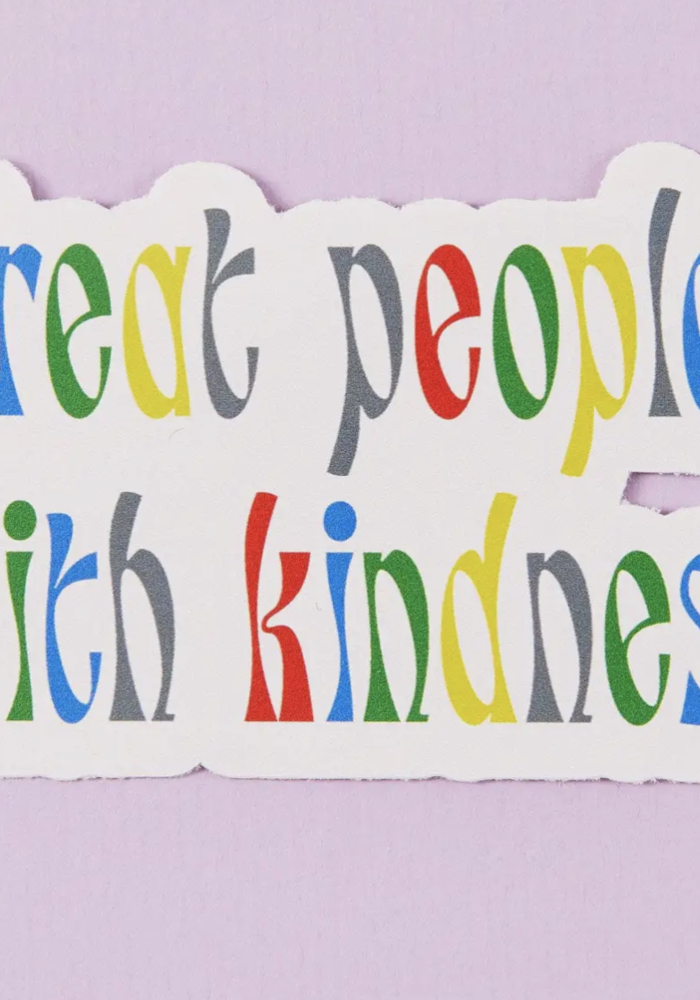 Treat People With Kindness Vinyl Sticker