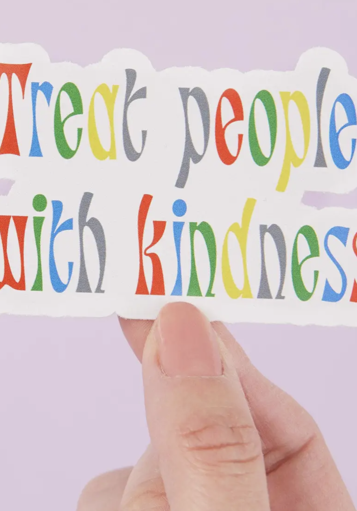 Treat People With Kindness Vinyl Sticker