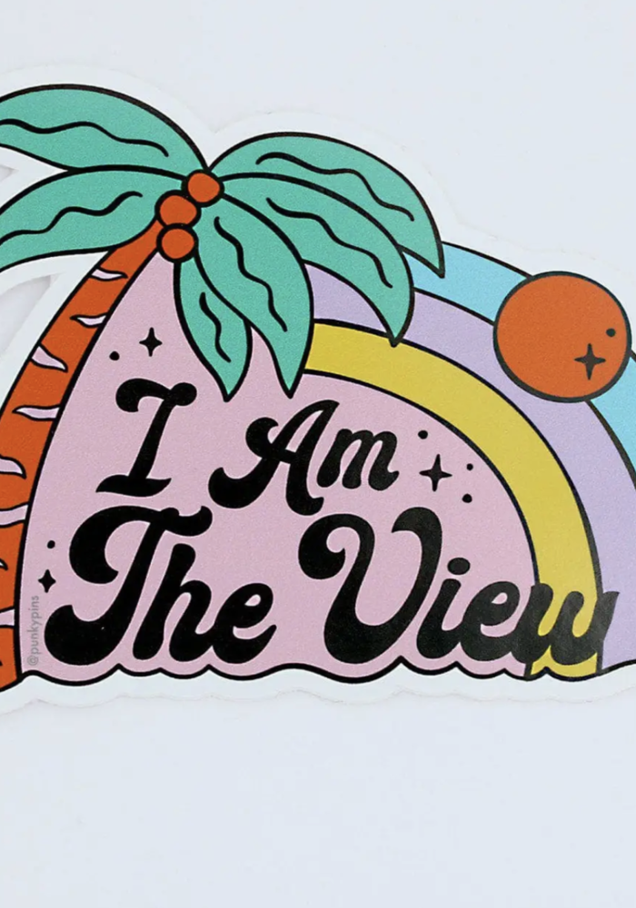 I Am The View Vinyl Sticker