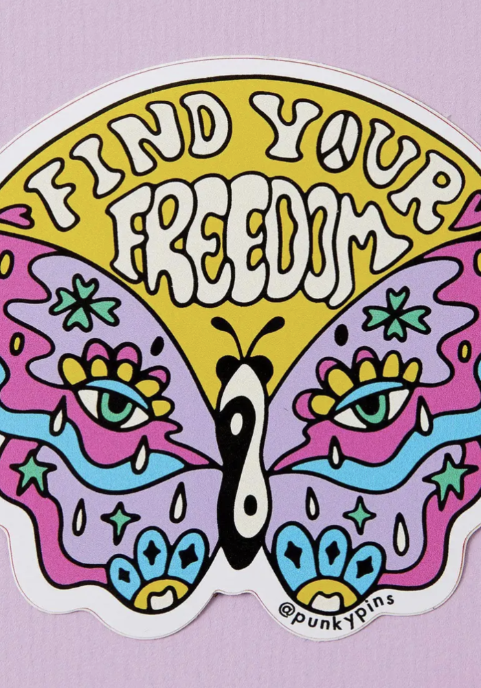 Find Your Freedom Vinyl Sticker