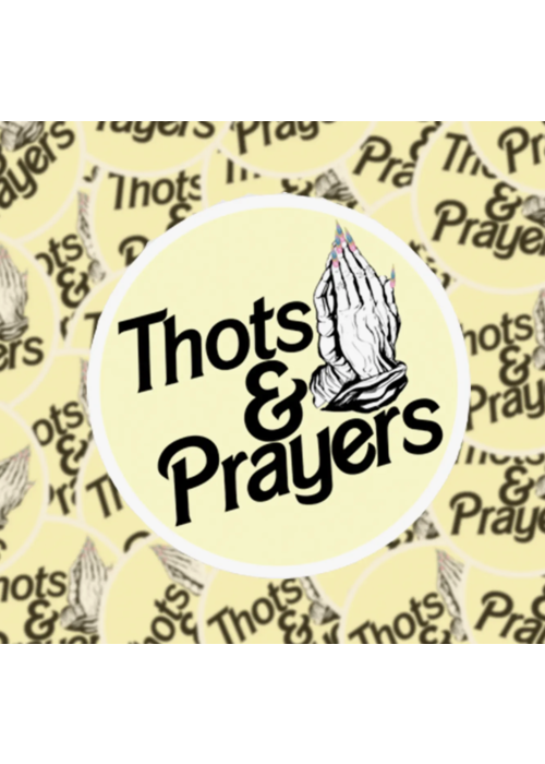 BOBBYK boutique Thots & Prayers Sticker