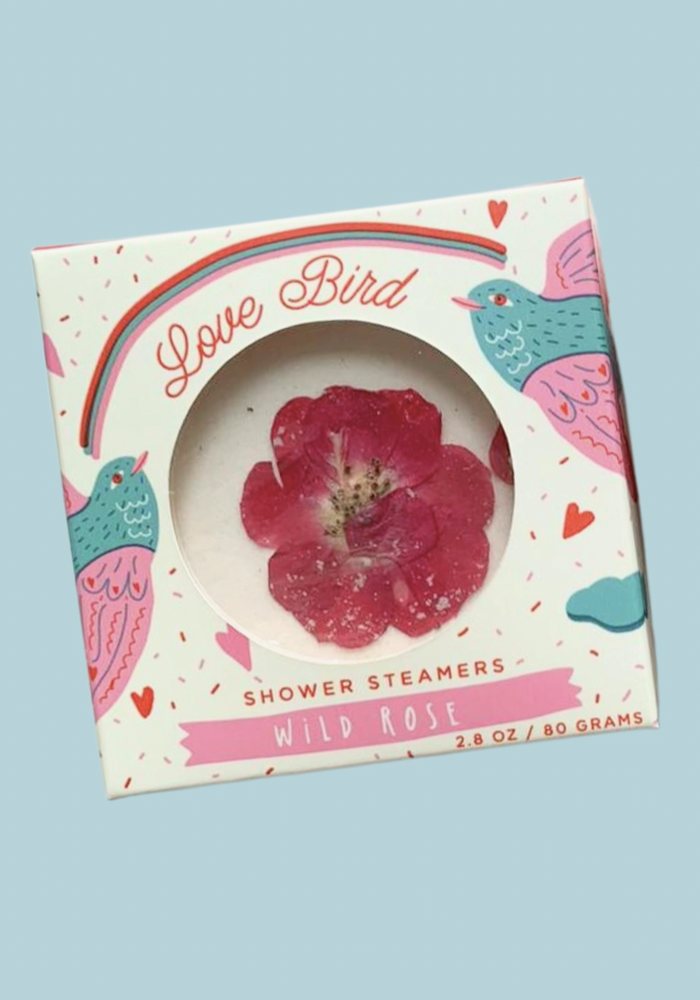 Love Bird Wild Rose Shower Steamer