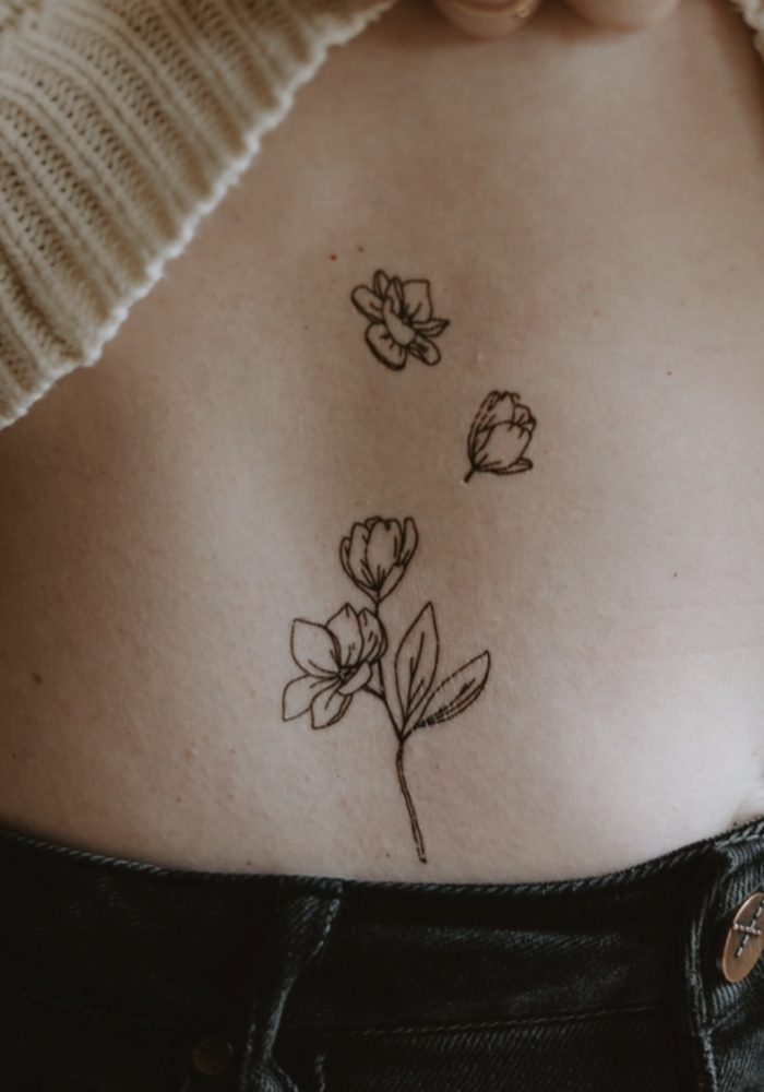 Magnolia Branch - Temporary Tattoos