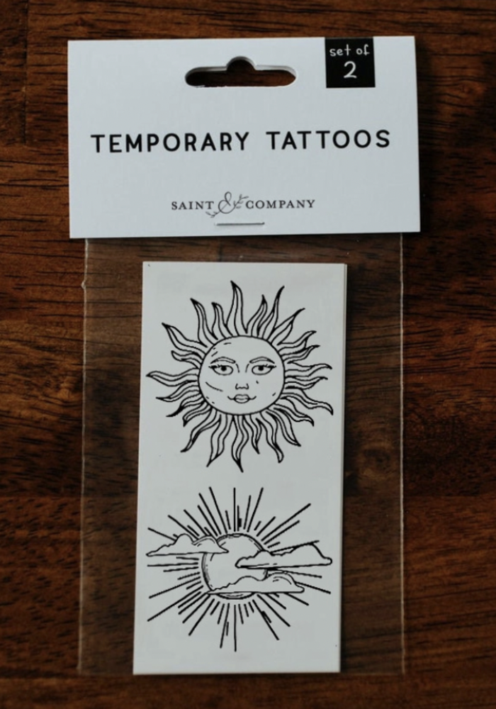 Two Suns - Temporary Tattoos