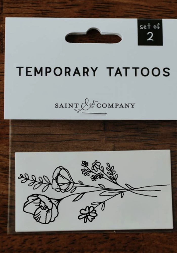 Wildflower - Temporary Tattoos