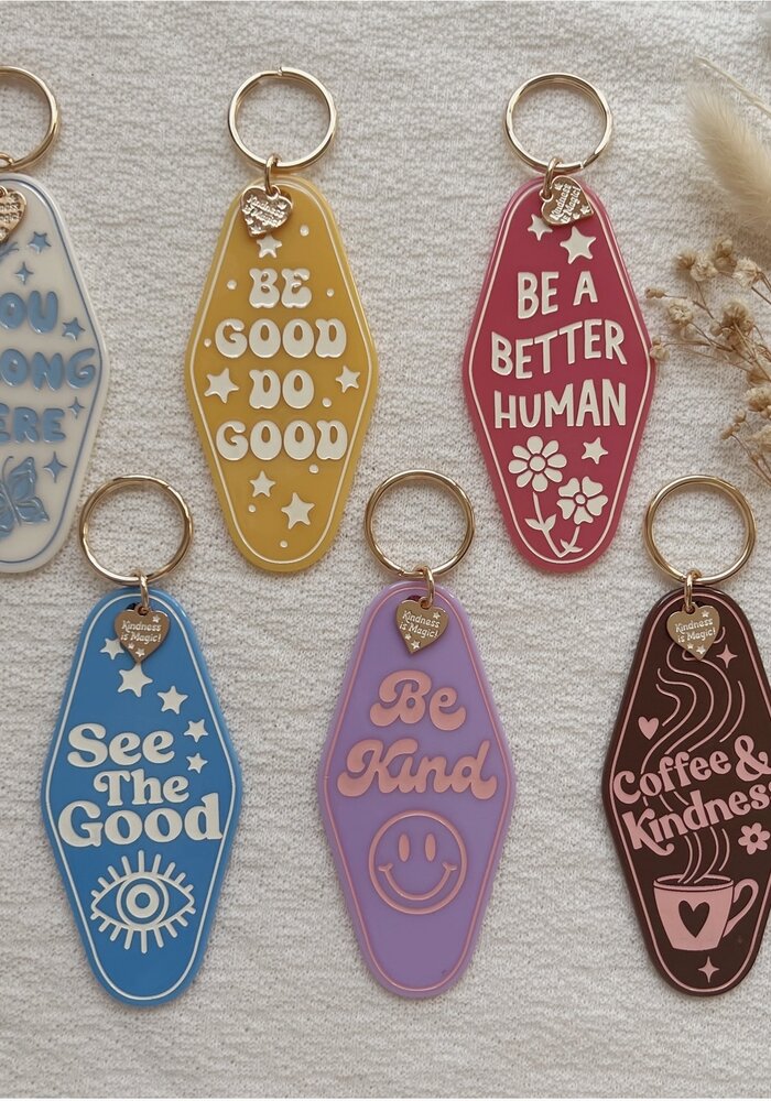 Be Kind - Lilac Motel Keychain