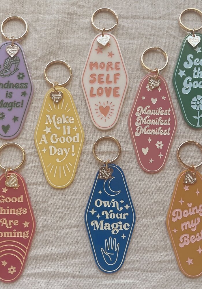 Good Things Are Coming Motel Keychain