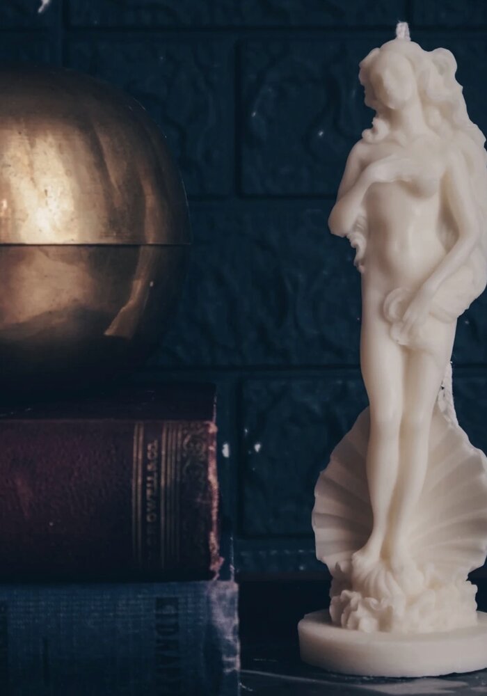 Birth of Venus Pillar Candle