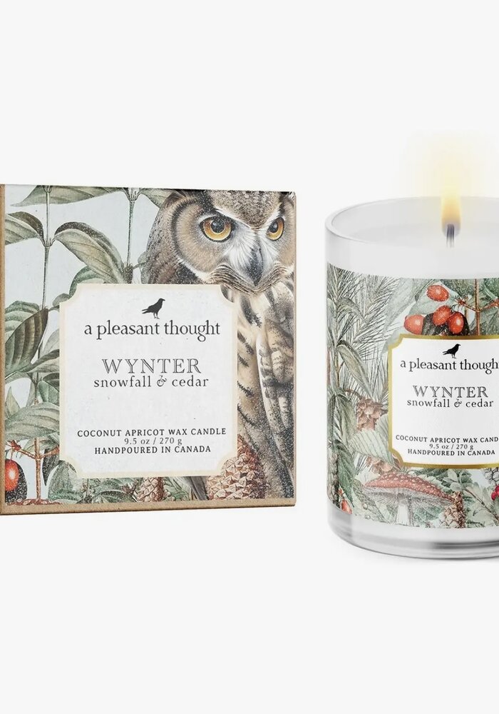 Wynter - Snowfall & Cedar Candle - Wood