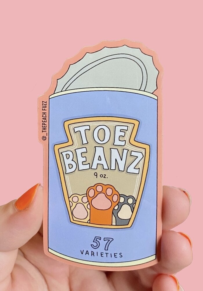 Toe Beans Sticker