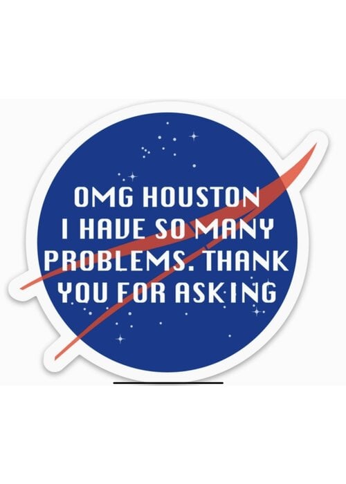 Fun Club OMG Houston Sticker