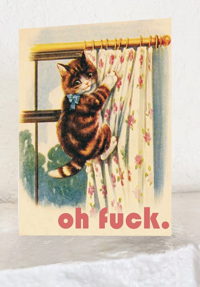 Oh Fuck Kitty Card