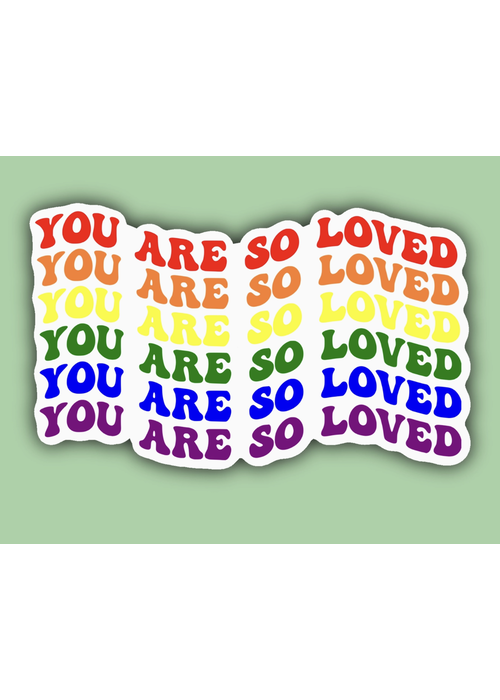 Indigo Maiden You Are So Loved Sticker