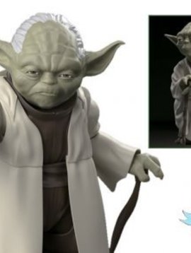 Bandai BAN214473 1/12 Scale Yoda Star Wars Plastic Model Kit