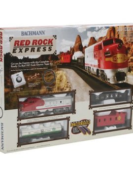 Bachman BAC00678 HO Red Rock Express Train Set, SF