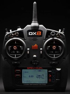 spektrum SPMR8000 DX8 Transmitter Only Mode 2