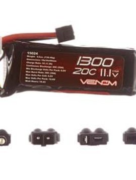 Venom VNR 15023 20C 7.4V 2000mAh 2S Lipo Battery: UNI Plug