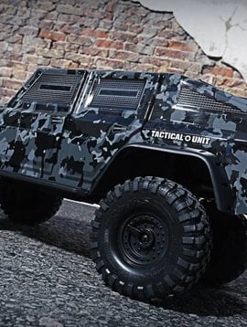 Traxxas 82066-4_CAMO TRX-4 Tactical Unit: 4WD Electric Truck with TQi Traxxas Link Enabled 2.4GHz Radio System