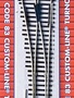 ATL HO Code 83 4 Custom Left-Hand Turnout