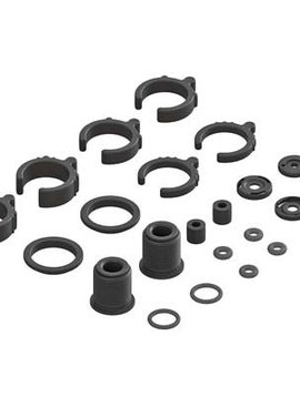 ARA AR330451 Composite Shock Parts/O-Ring Set (2 Shocks)
