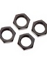 Arrma AR310449 Wheel Nut Aluminum 17mm Black (4)