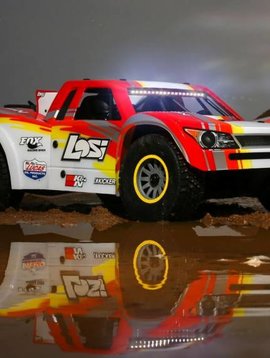 Losi 1/6 Super Baja Rey 4WD Desert Truck Brushless RTR with AVC, Red (LOS05013T2)