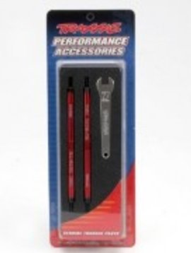 Traxxas TRA5338R Tubes Lghtwght Alum Red Turnbuckle
