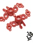 RPM Axle Carriers, Red: 1/16 EVR/SLH