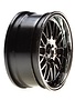 Vattera VTR43007 Wheel FR 54 x 26mm Deep Mesh, Blk Chrome (2): V100