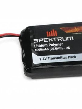 spektrum SPMB4000LPTX 4000mAh LiPo Transmitter Battery: DX8, DX9