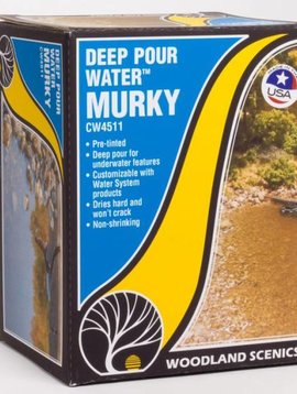 Woodland Scenics WOOCW4511 Deep Pour Water, Murky