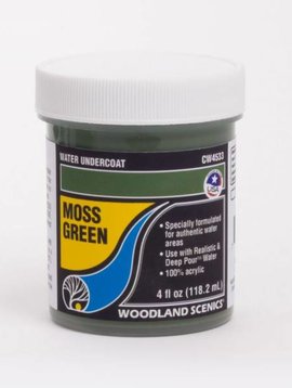 Woodland Scenics WOOCW4533 Water Undercoat, Moss Green