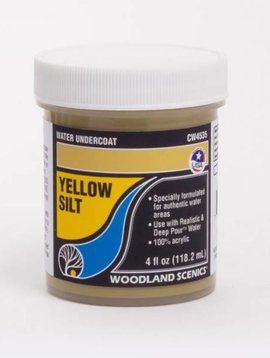 Woodland Scenics WOOCW4535 Water Undercoat, Yellow Silt