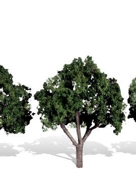Woodland Scenics WOOTR3508 Classics Tree, Cool Shade 3-4" (3)