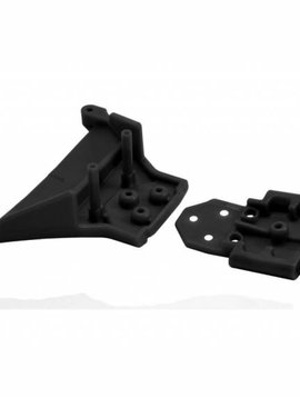 RPM Front LCG Bulkhead; Blk: TRA SLH 4x4 & 1/10 Rally