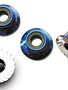 Traxxas TRA1747R Nuts Flanged Nylon Locking 4mm Blue (4)