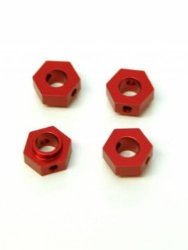 STRC ST8269R Aluminum Wheel Hex Adapters TRX-4 Red (4)