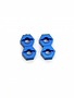 STRC ST1654B CNC Mach Alum Hex Adapters Slash 4x4 Blue