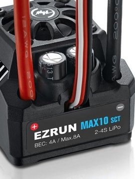 Hobbywing EZRUN MAX10 SCT ESC, Sensorless Brushless 1/10 SCT.