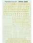 MSI MSI90008 HO Letters & Numbers, Roman/Dulux