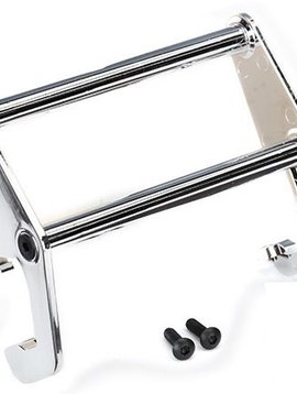 Traxxas 8066 - Push bar, bumper (chrome) (fits #8069 bumper)