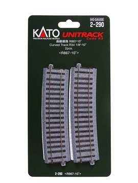 Kato KAT2290 HO 867mm 34-1/8" Radius Curve 10-Degree (2)