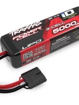 TRA TRA2832X  5000mAh Power Cell 11.1v Lipo Battery Pack, 25c (short stm,rus, bandit)