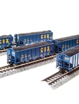 BLI N H2a 3-Bay Hopper, CSX/Blue/Yellow Lettering B(6)