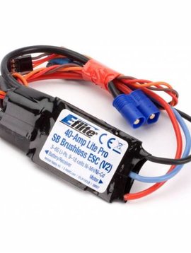 E-flite EFLA1040LB 40-Amp Lite Pro Switch-Mode BEC Brushless ESC (V2)