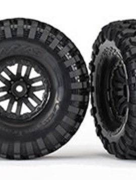 Traxxas TRA8272 TRX-4 wheels, Canyon Trail 1.9 tires (2) Assembled, Glued