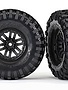 Traxxas TRA8272 TRX-4 wheels, Canyon Trail 1.9 tires (2) Assembled, Glued