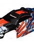 Traxxas TRA8611A  Body, E-Revo, orange/ window, grill, lights decal sheet (assembled with front & rear body mounts and rear body support for clipless mounting)