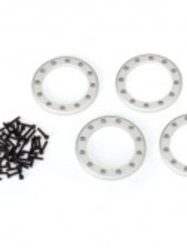 Traxxas TRA8169  Beadlock rings, satin (1.9") (aluminum) (4)/ 2x10 CS (48)